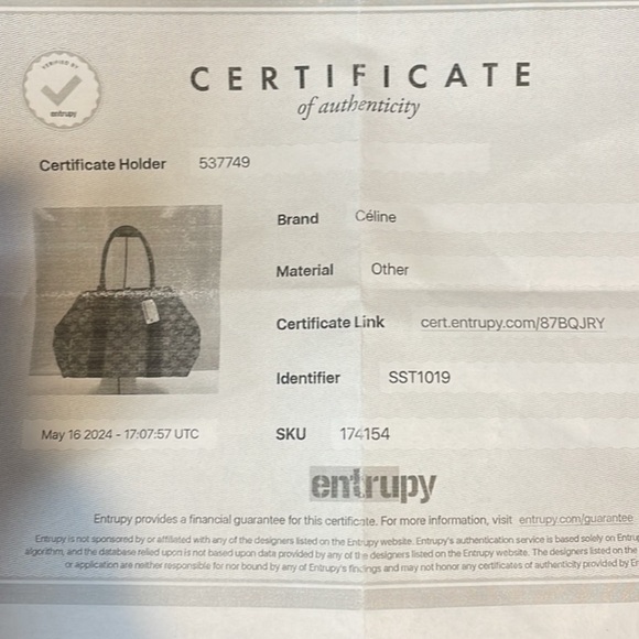 Vintage Celine Canvas Bag - Picture 5 of 5